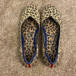 LIKE NEW! Rothy’s Leopard/Cheetah Print Flats, Size 8